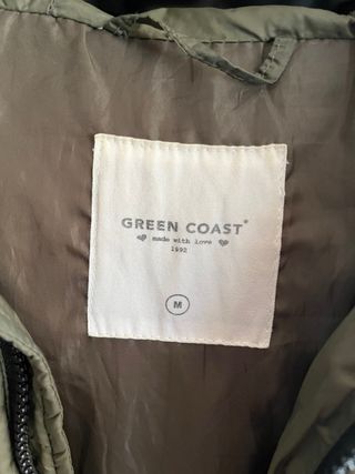 Chaqueta GreenCoast verde oliva.