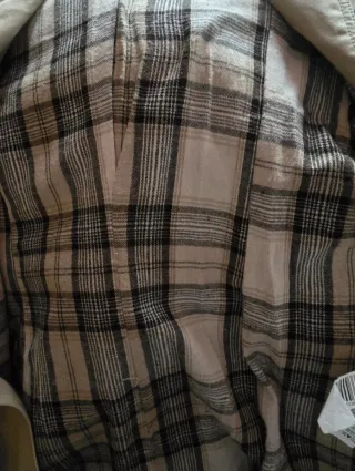 Gabardina Stradivarius Beige