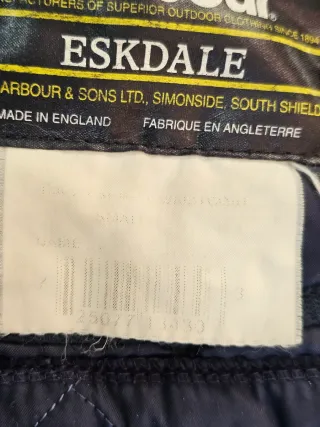 Chaqueta Barbour Vintage Azul