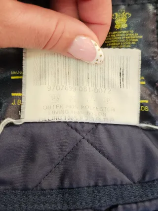 Chaqueta Barbour Vintage Azul