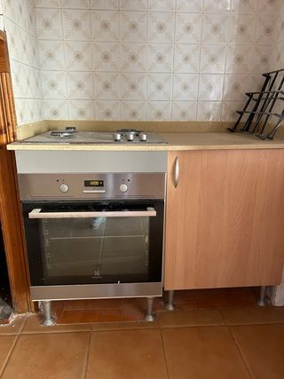Cocina y horno integrado