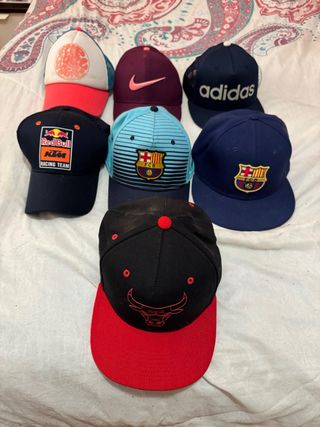 Lote de gorras