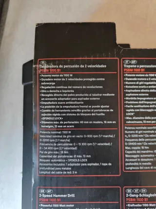 Taladro Percutor Parkside PSBM 1100 B1