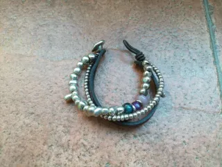 Pulsera Uno de 50 Plata Multicolor