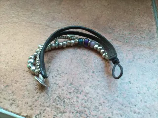 Pulsera Uno de 50 Plata Multicolor