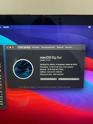 MacBook Pro 15 Retina A1398 (Finales 2013)