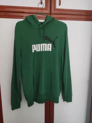 Sudadera Puma Hombre Talla M Verde