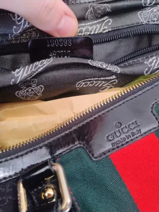 Borsa Bauletto Gucci Pelle e Tessuto Nero di moda
