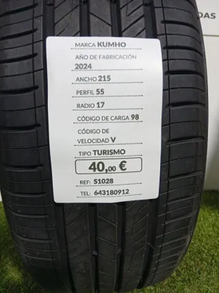215 55 17 98V KUMHO SOLUS HS63