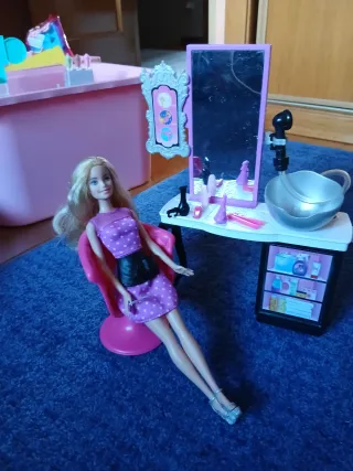 Barbie Peluquería Completa