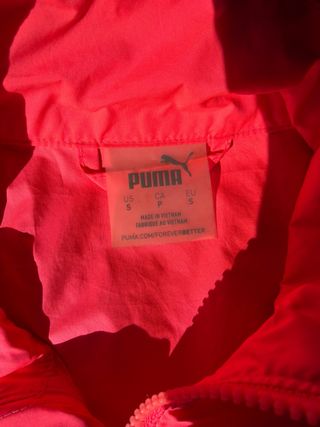 Chaqueta cortavientos Puma fluorescente