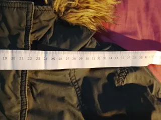 Abrigo Only verde caqui talla XS