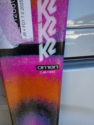 Esquís K2 Omen Jr 139cm