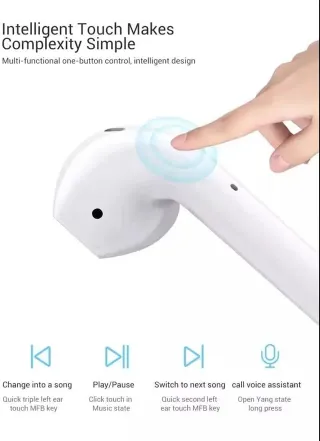 Auriculares i99 Bluetooth Blancos NUEVOS