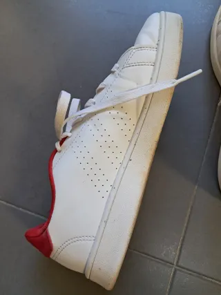 Zapatillas Adidas Mujer Talla 38.5 Blancas