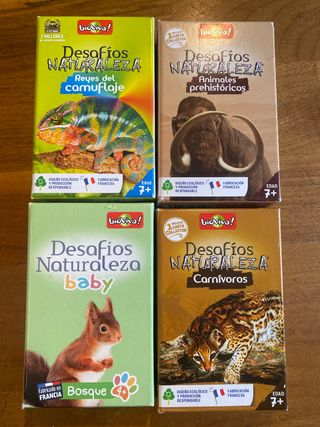 Lote 4 juegos Desafíos Naturaleza BioViva!