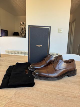 Zapatos de vestir Derby Lotusse Marrones Hombre