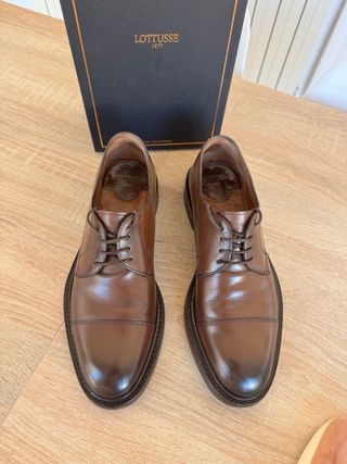 Zapatos de vestir Derby Lotusse Marrones Hombre