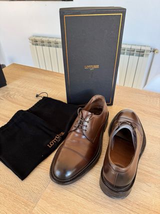 Zapatos de vestir Derby Lotusse Marrones Hombre