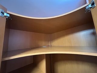 Armadio angolo in legno