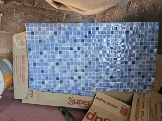 Baldosas azules 50x25