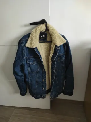Chaqueta tejana Zara forrada