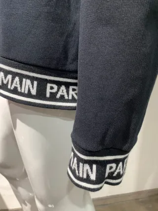 Sudadera de Balmain color negro con cinta elástica