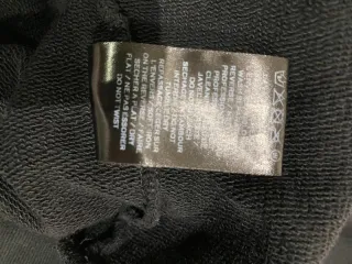 Sudadera de Balmain color negro con cinta elástica