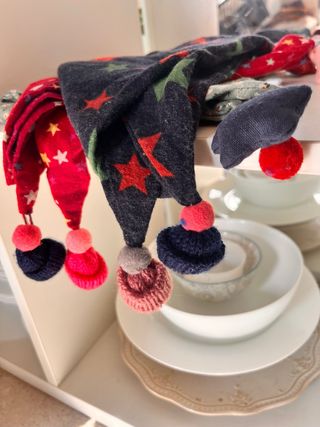 3 Bufandas infantil de Navidad / pañuelo