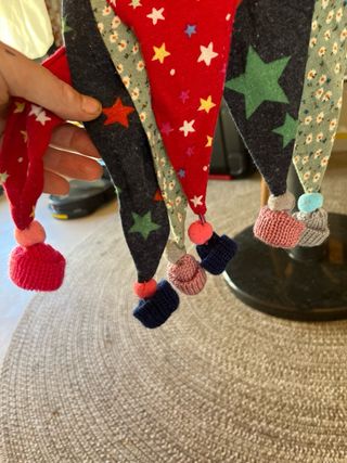 3 Bufandas infantil de Navidad / pañuelo