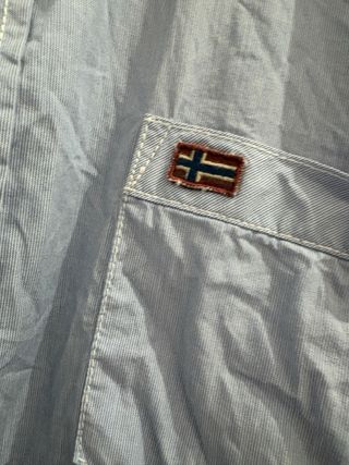 Camicia Napapijri Uomo Azzurra