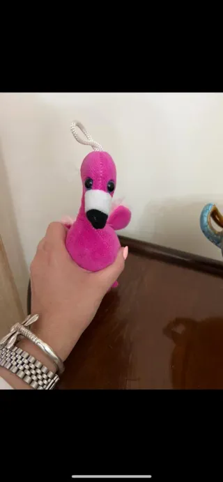 Peluche fenicottero rosa