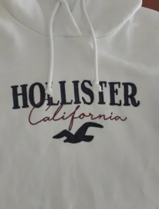 Sudadera Hollister Blanca