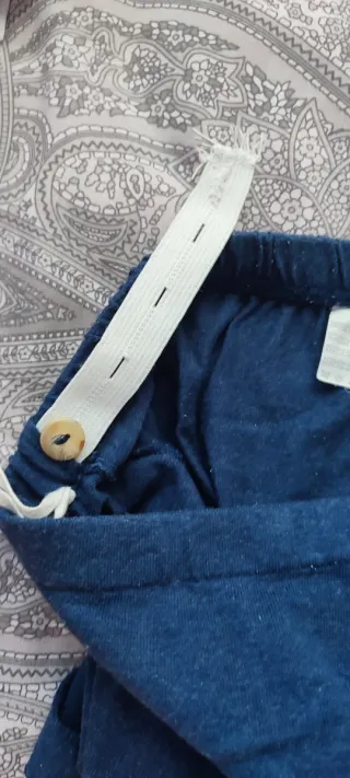 Mallas premamá azul marino ajustables