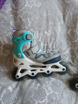 Patines en línea Oxelo Fit 3 + Protecciones