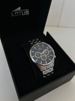 Reloj Lotus Acero Esfera Azul