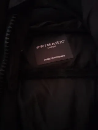 Chaqueta negra hombre talla L Primark