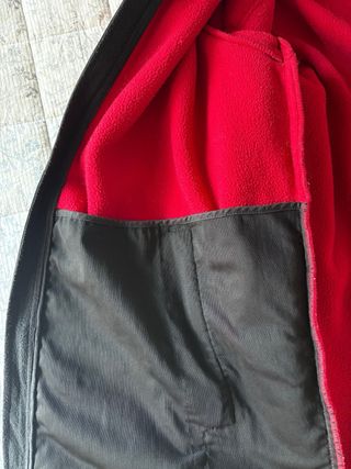 Chaqueta TrangoWorld Polar Técnica Roja y Negra