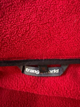 Chaqueta TrangoWorld Polar Técnica Roja y Negra