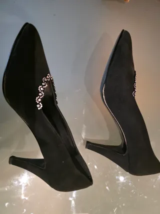 Zapatos de vestir Iris Vidal negros talla 36