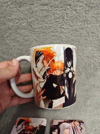 Lote Taza + Imanes Bleach