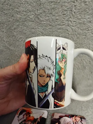 Lote Taza + Imanes Bleach