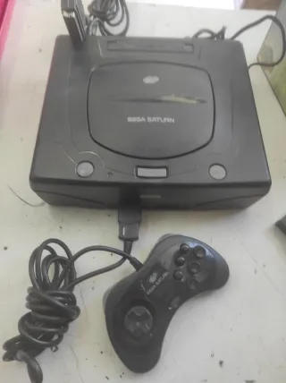 Consola Sega Saturn Negra