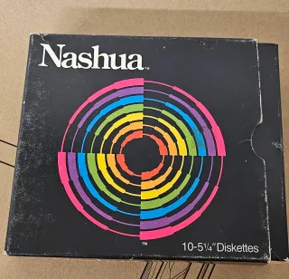 Floppy disk Nashua 10-5 1/4 Diskettes Vintage