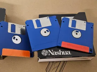 Floppy disk Nashua 10-5 1/4 Diskettes Vintage