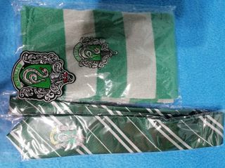 Bufanda, parche y Corbata Slytherin