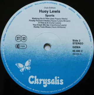 HUEY LEWIS & THE NEWS Sports