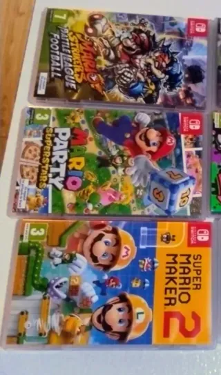 3 Juegos Nintendo Switch Mario