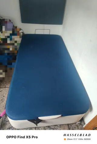 Cama canapé bicolor