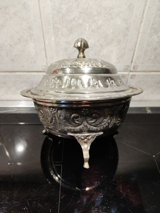 Zuccheriera ottone argentato Marocco